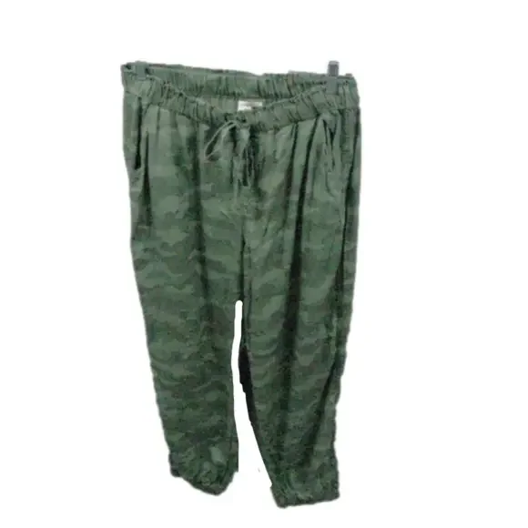 Knox Rose Drawstring Waist Camouflage Joggers Size Large - Picture 2 of 4